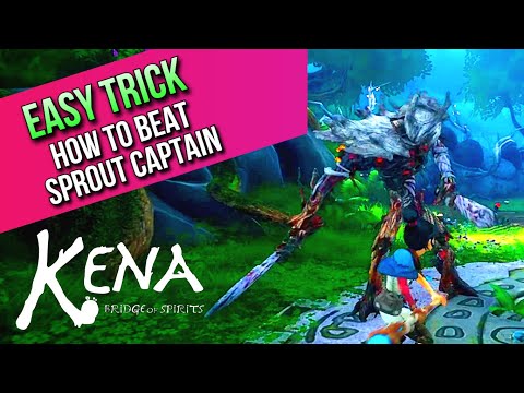 Kena: Bridge of Spirits | Sprout Captain Boss Fight | How to Beat Sprout Captain | MP Trophy