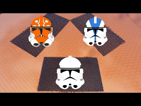 10,000 Clones VS 10,000 501st VS 10,000 332nd - UEBS: Star Wars Mod Battle Simulator
