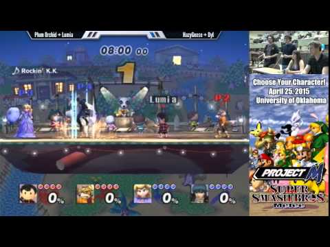 HazyGoose + Dyl VS Plum Orchid + Lumia - Project M Doubles at Choose Your Character!