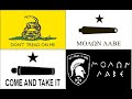 Don't Tread On Me - Come and Take It - Molon Labe - Μολων Λαβε History Of Flags & Their Meanings