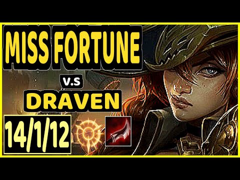 SAMUX (MISS FORTUNE) vs DRAVEN - 14/1/12 KDA BOTTOM ADC GAMEPLAY - EUW Ranked MASTER