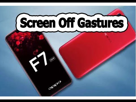 Oppo F7 Hidden Feature: Screen Off Gestures. Oppo F7 Hidden Tips and Tricks Video