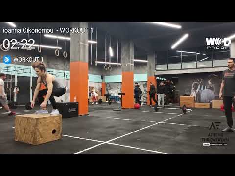 Ioanna Oikonomou Athens Throwdown 2023 (Q)  Workout 1