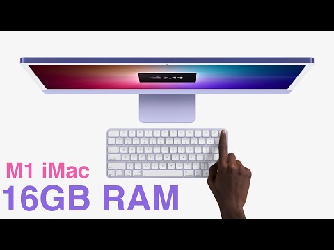 Purple M1 iMac with 16GB RAM upgrade