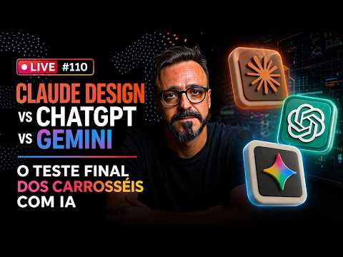 Claude Design vs ChatGPT vs Gemini: O Teste Final dos Carrosséis com IA