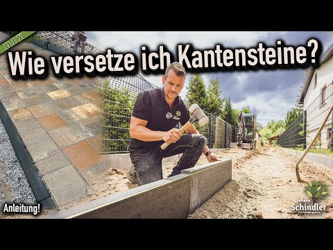 So versetzen wir Kantensteine - Anleitung!