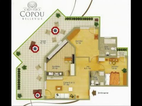 Copou Bellevue - minipenthouse 3 camere - terasa 62 mp. Prezentare foto II (2 min.)
