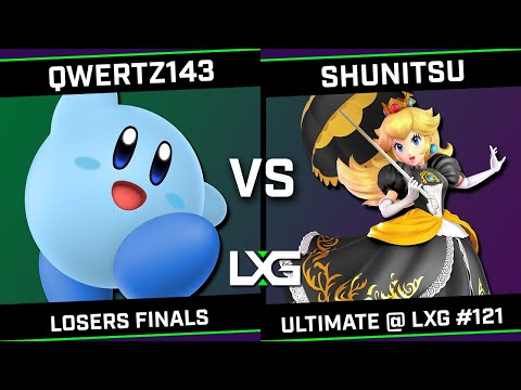 qwertz143 (Kirby) vs Shunitsu (Peach) - Smash Ultimate @ LXG 121 - Losers Finals