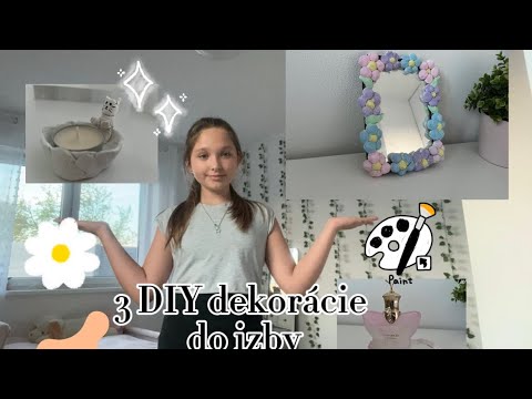 3 DIY dekorácie do izby 🩷🌸
