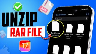 How to Unzip a RAR File on iPhone | How to Extract RAR Files | Open a RAR File