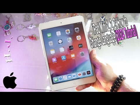 iPad Mini 1, 2, 3: How to Change Language (2024 Tutorial)