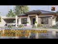HOUSE DESIGN 4 Bedroom Bungalow | Exterior & Interior Animation