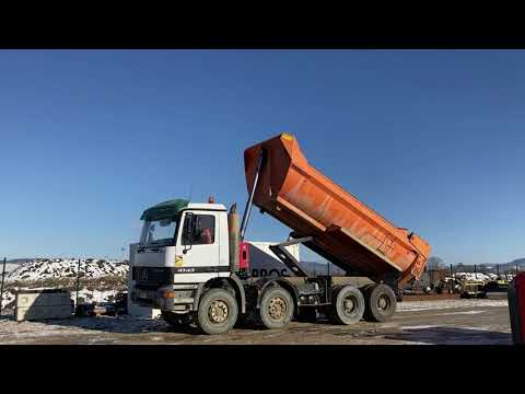 2001 Mercedes-Benz Actros 4143 8x4 Dump Truck I St Aubin, France Auction - 7 & 8 December