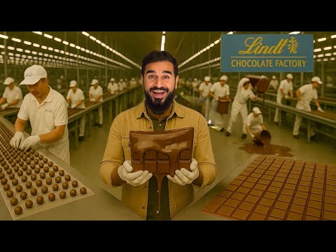 Spending a day in world famous chocolate factory 😍🍫 Lindt chocolate factory 🇩🇪