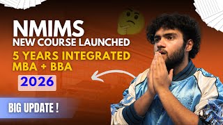 NMIMS 5 Years Integrated course launched | Nmims Mumbai | Harshit Chauhan