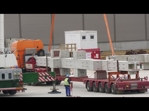 TESLA / Gigafactory4 / 19.08.2021 / 4K / Die 6. Runde Betonguss leider verpasst.  Teil 2