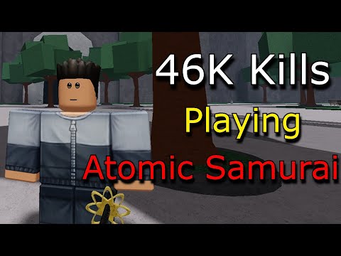 Atomic Samurai is UNSTOPPABLE 😂💀 The Strongest Battlegrounds