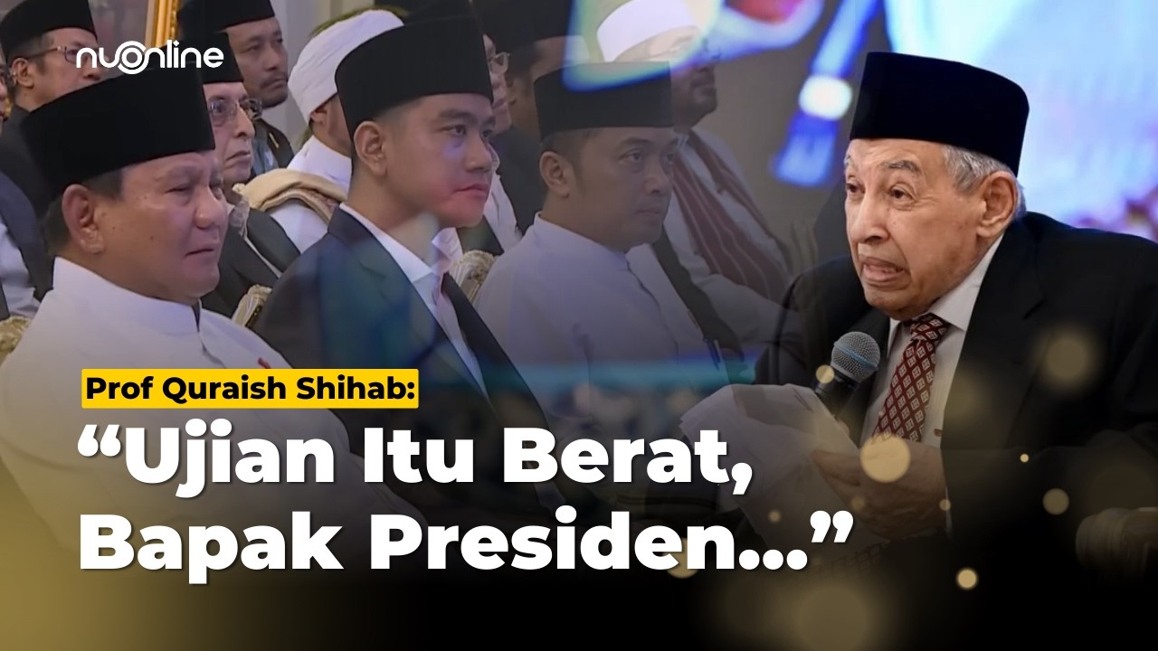 Ceramah Prof Quraish Shihab di Depan Presiden Prabowo dan Jajaran Menteri di Istana Negara