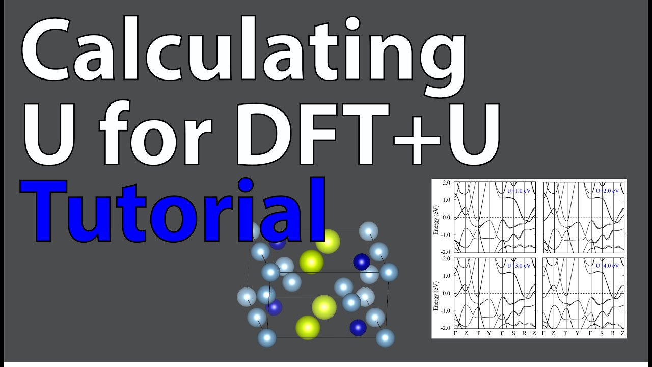 Hubbard U Correction Tutorial YouTube Thumbnail