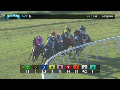 Tilted Towers wins race 9 at Del Mar 08/30/20