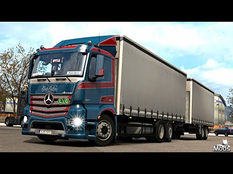 ETS2 1.39 MODS - LKW Tuning ▶️ Mercedes Antos 12 Tandem [Basteln mit Maximus]