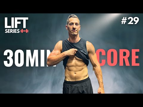 30 Min CORE WORKOUT No Equipment | Follow Along