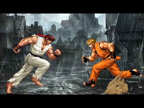 Ryu Challenges Ryo Sakazaki || Ansatsuken Vs Kyukugenryu || Rivalry That Never Finish || SVC ||