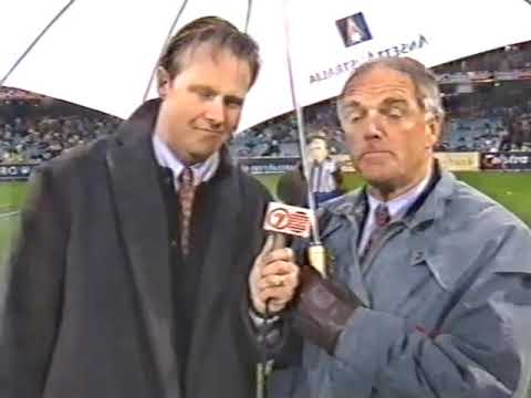 Nth Melb run through the banner before the start of the 1995 2nd AFL Preliminary Final Carlton Vs Nt