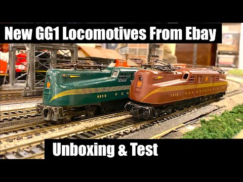 My New GG1 Locomotives From Ebay Arrived! Unboxing & Test