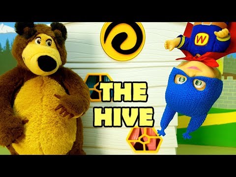 EPISODIO 1  MASHA E ORSO - Nuova puntata , la casa delle api ,giochi per bambini, visita da Buzzbee