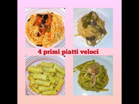 4 PRIMI VELOCI DA FARE QUANDO SI HA POCO TEMPO PER CUCINARE!