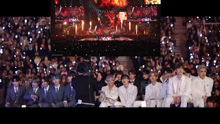 IDOLS reaction to BTS [방탄소년단] (N.O. + We Are Bulletproof pt.2) MAMA 2019