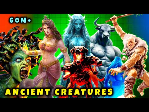 Typhon and Family: ANCIENT CREATURES From Greek Mythology - Typhon, Echidna, Minotaur, Medusa