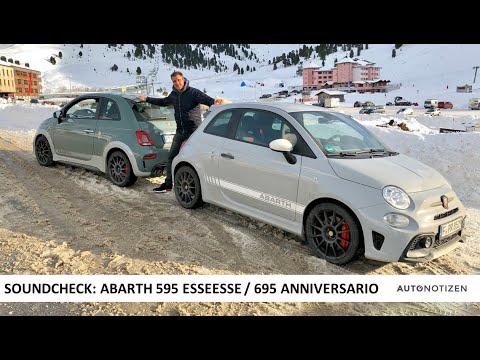 Abarth 595 Esseesse Akrapovic vs Abarth 696 Anniversario Record Monza: Soundcheck