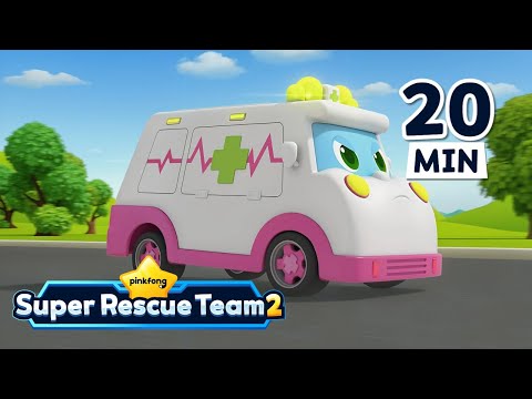 [ALL] Ouchie! Boo Boo Moments 🚑｜Ambulance Cartoon for Kids｜Pinkfong Super Rescue Team