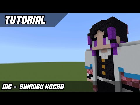 Unbelievable Transformation: Turn Minecraft Blocks Into Shinobu Kocho!