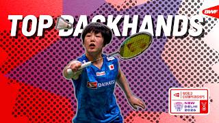 BWF World Championships 2026 | Top Backhands of the Week