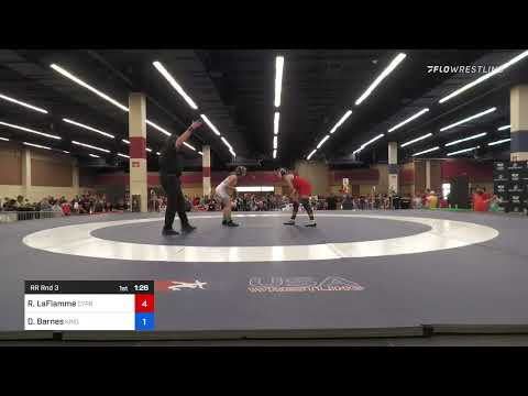 127 Lbs Rr Rnd 3 - Remington LaFlamme, Cypress Wrestling Club Vs Demi Barnes, King Select Wrestlin