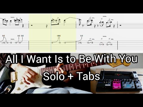 All I Want Is To Be With You (Solo) - John Mayer tabs/cover