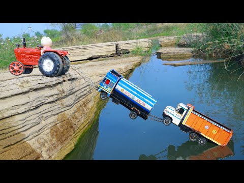 Swaraj Tipper Petrol Truck Accident Pulling Out jcb Swaraj Tractor ? Jcb Kids Cartoon Video | CS Toy