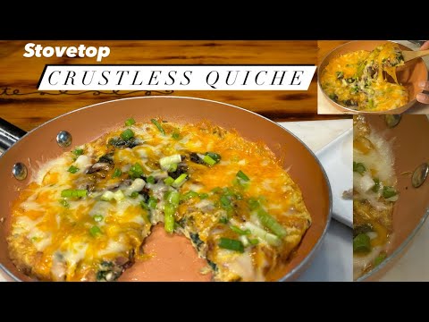 Crustless Quiche | Stovetop Version