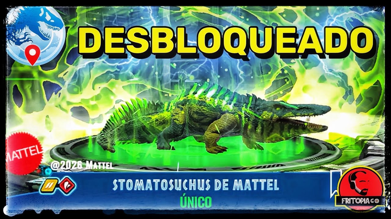 DESBLOQUEAMOS al STOMATOSUCHUS de MATTEL en Jurassic World Alive 🦖🔥