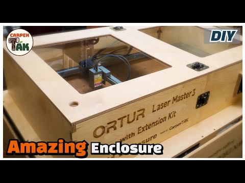 ⚡[DIY] Brandneues Gehäuse für ORTUR Laser MASTER 3 + Extension Kit (Full-Build) /Holzbearbeitung✅