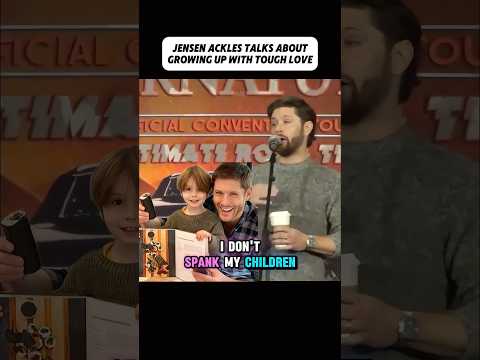 Jensen Ackles Talks About Growing Up With Tough Love #shorts #jensenackles