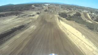 preview picture of video 'Cahuilla Creek MX Crash - 16 Sept 2012 - Little Short on the Downhill Triple'