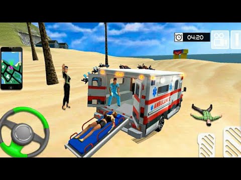 Roof Jumping Emergency Ambulance Simulator - Rescue Driving - Android Gameplay #16