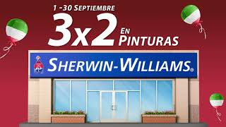 Aprovecha la promo 3x2 en pinturas este septiembre 🎉 | Sherwin-Williams México