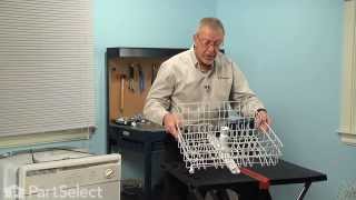 Dishwasher Repair: Replacing the Upper Dishrack with Wheels