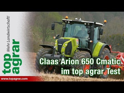 Claas Arion 650 Cmatic im top agrar Praxistest