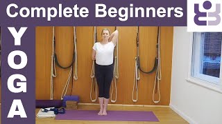 10 minute Iyengar Yoga Class for Complete Beginners with Lin